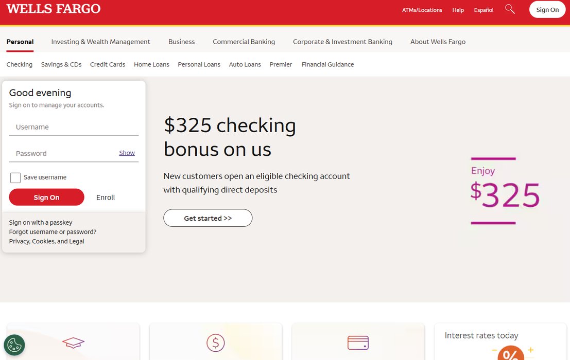 Wells Fargo – wellsfargo.com