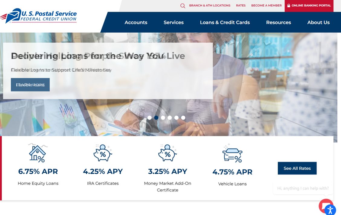 USPS Federal Credit Union – uspsfcu.org