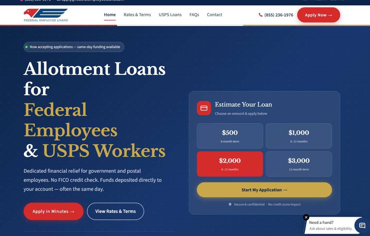 Federal Employee Loans – federalemployeeloans.com