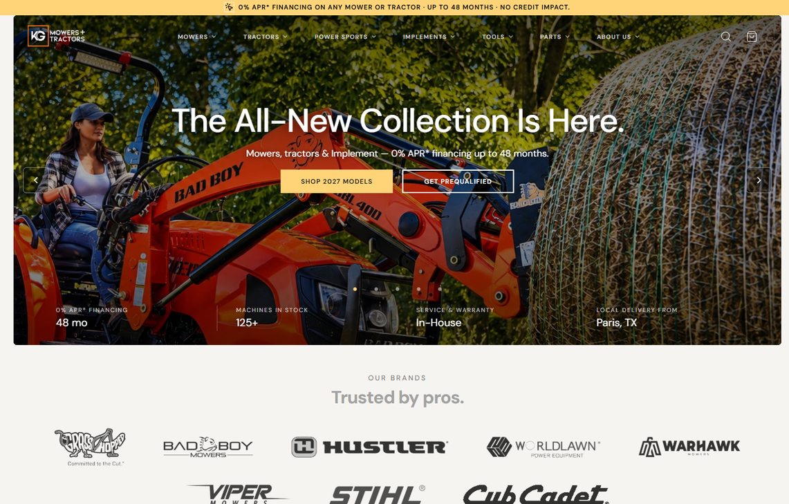K and G Mowers – kgmowers.com