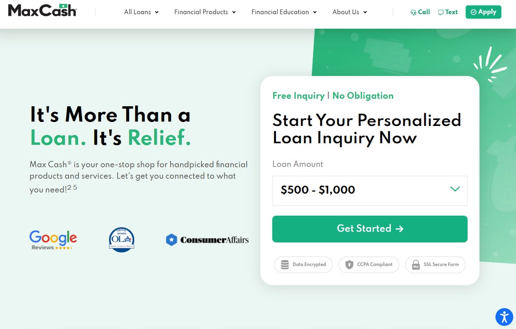 Max Cash – maxcash.com